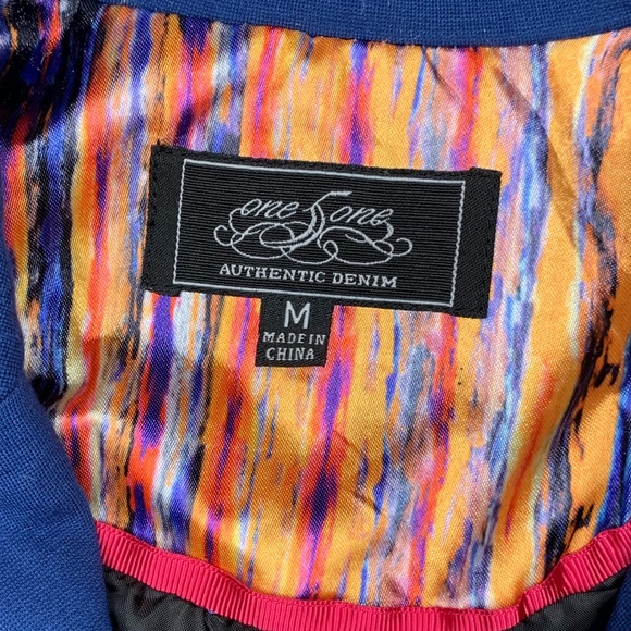 One 5 One Women’s Blue Blazer Jacket - Picture 5 of 6